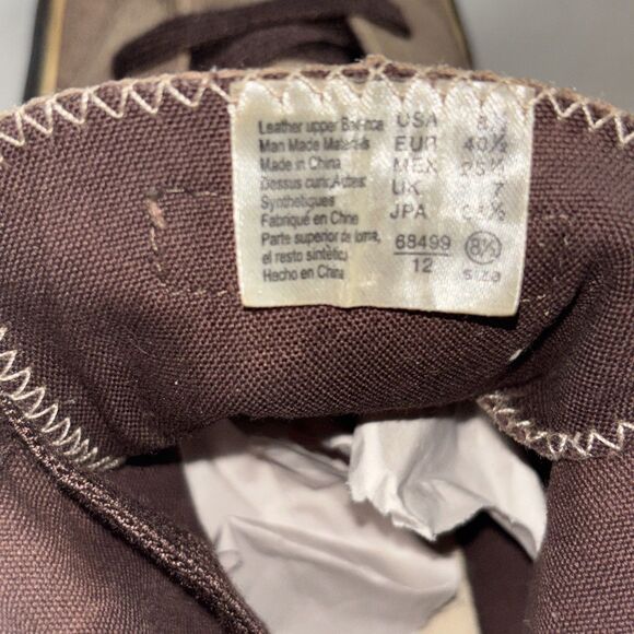 Converse Air Walk Shoes High Top Fringe Brown Skater Distressed Festival - Picture 13 of 14